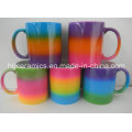 Rainbow Color Mug, Rainbow Color Coating Mug